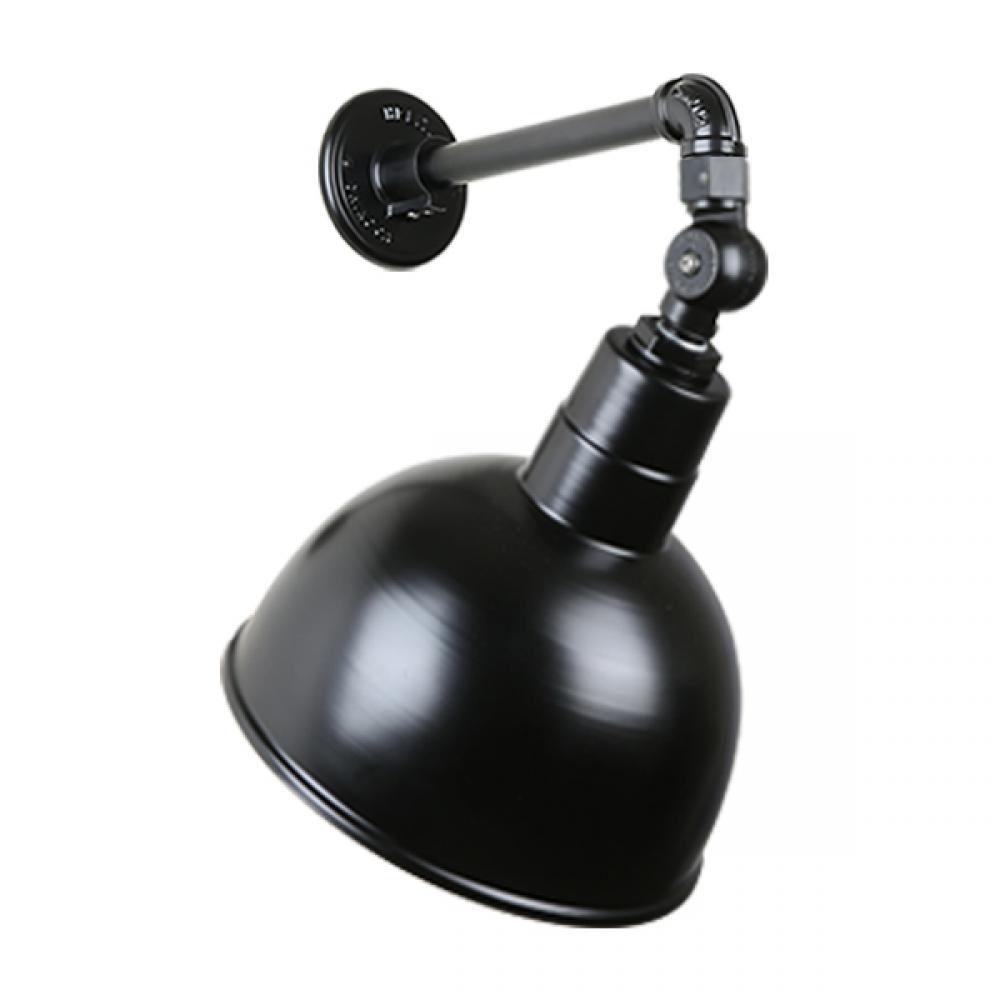 10&#34; Gooseneck Light Deep Bowl Shade, QSNB-44 Arm, Swivel Knuckle Accessory