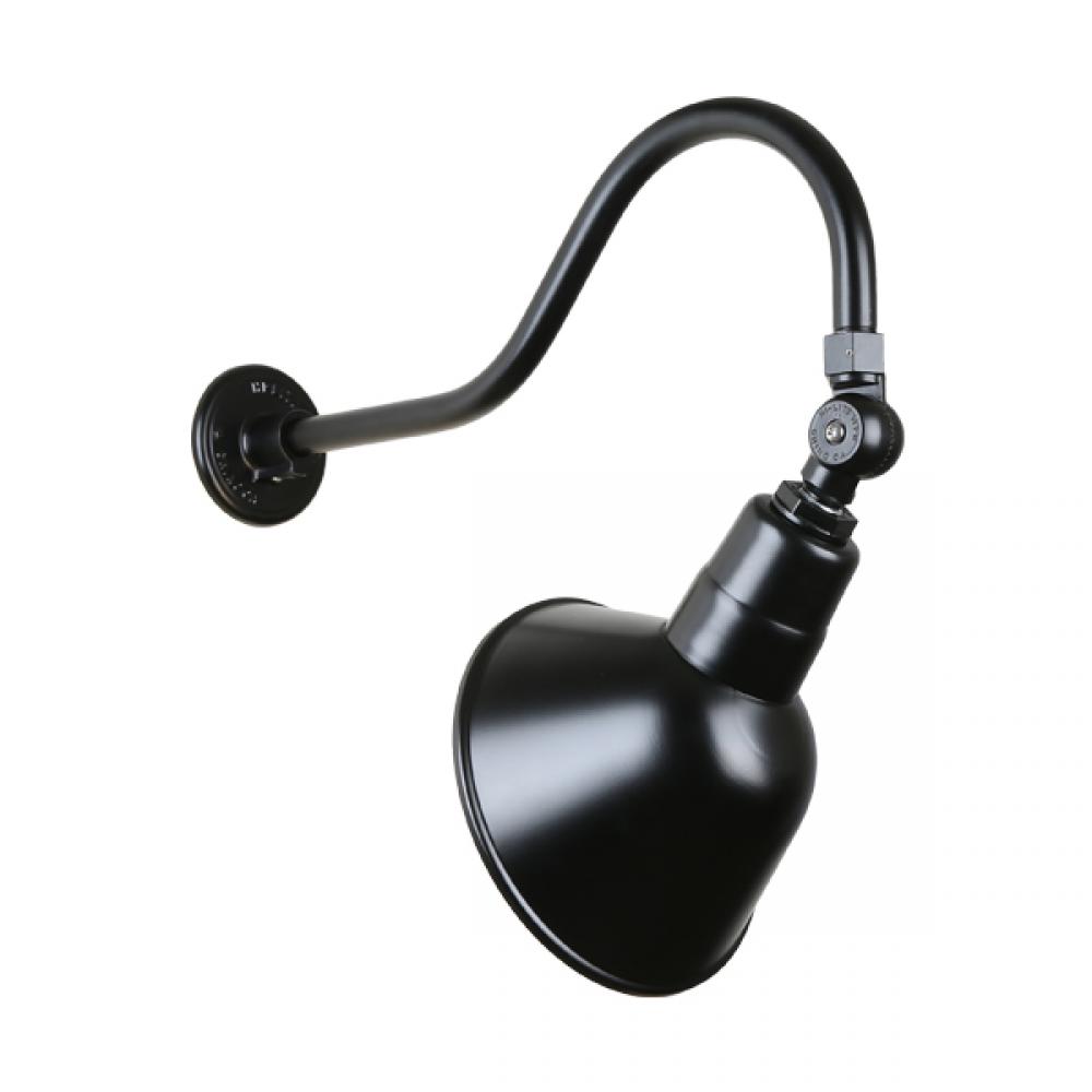 10&#34; Gooseneck Light Angle Shade, QSNHL-A Arm, Swivel Knuckle Accessory