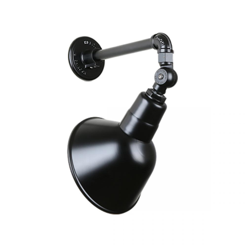 12&#34; Gooseneck Light Angle Shade, QSNB-44 Arm, Swivel Knuckle Accessory