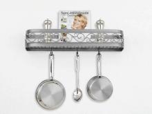 Hi-Lite MFG Co. H-13-24Y-B-BK01/B-COP - POT RACK COLLECTION