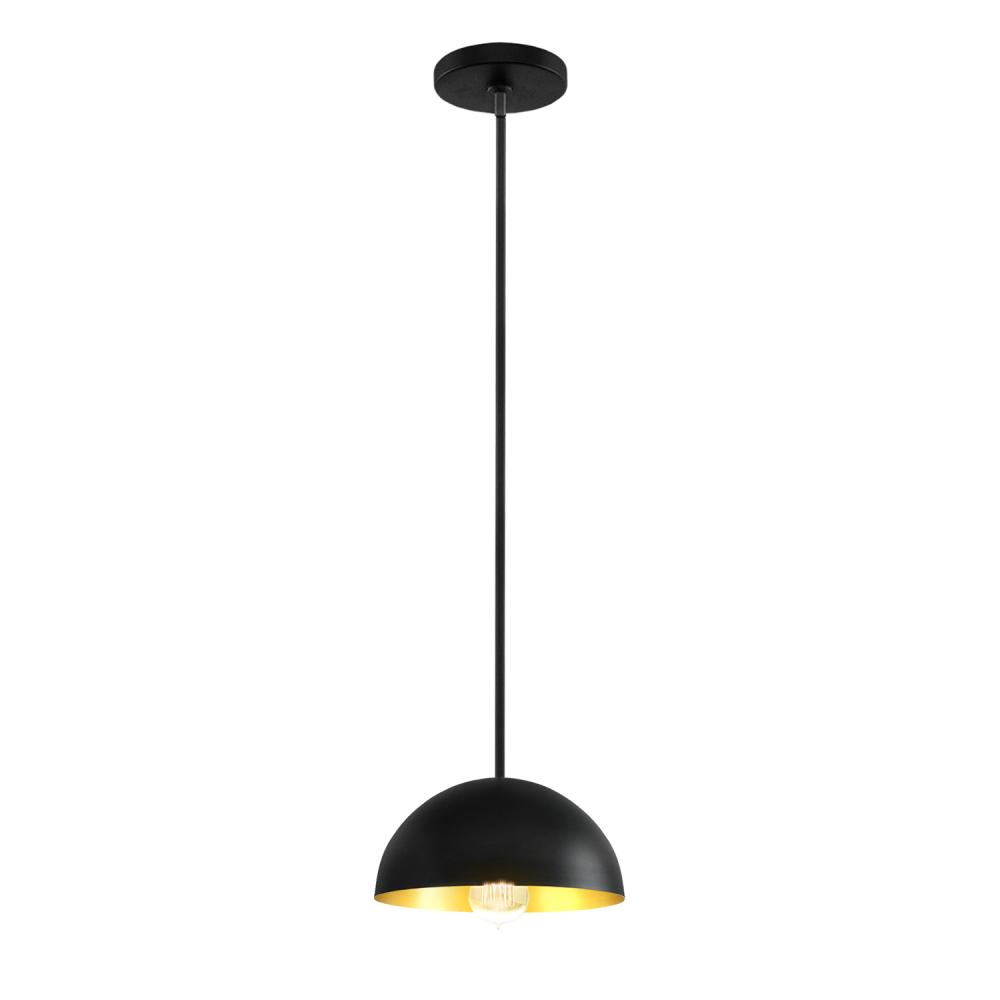 Elias 9&#34; 1-Light Dome Pendant