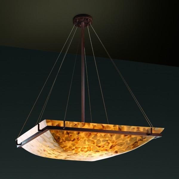 48&#34; Square Pendant Bowl w/ Ring