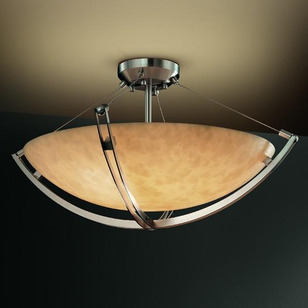 24&#34; Semi-Flush Bowl w/ Crossbar