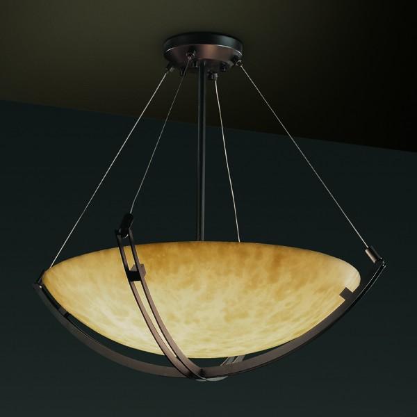 48&#34; Pendant Bowl w/ Crossbar