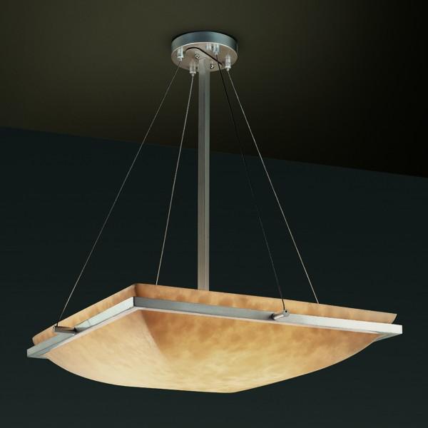 24&#34; Square Pendant Bowl w/ Ring