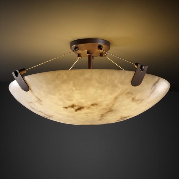 36&#34; Semi-Flush Bowl w/ U-Clips