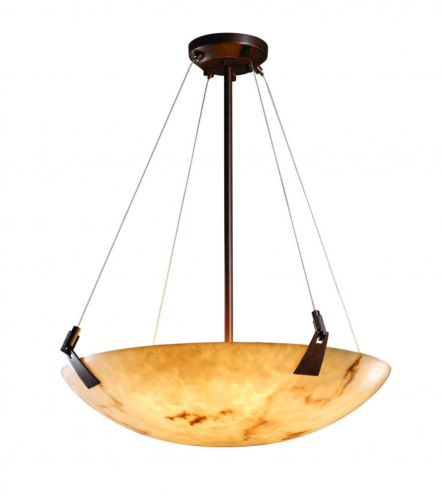 24&#34; Pendant Bowl w/ Tapered Clips