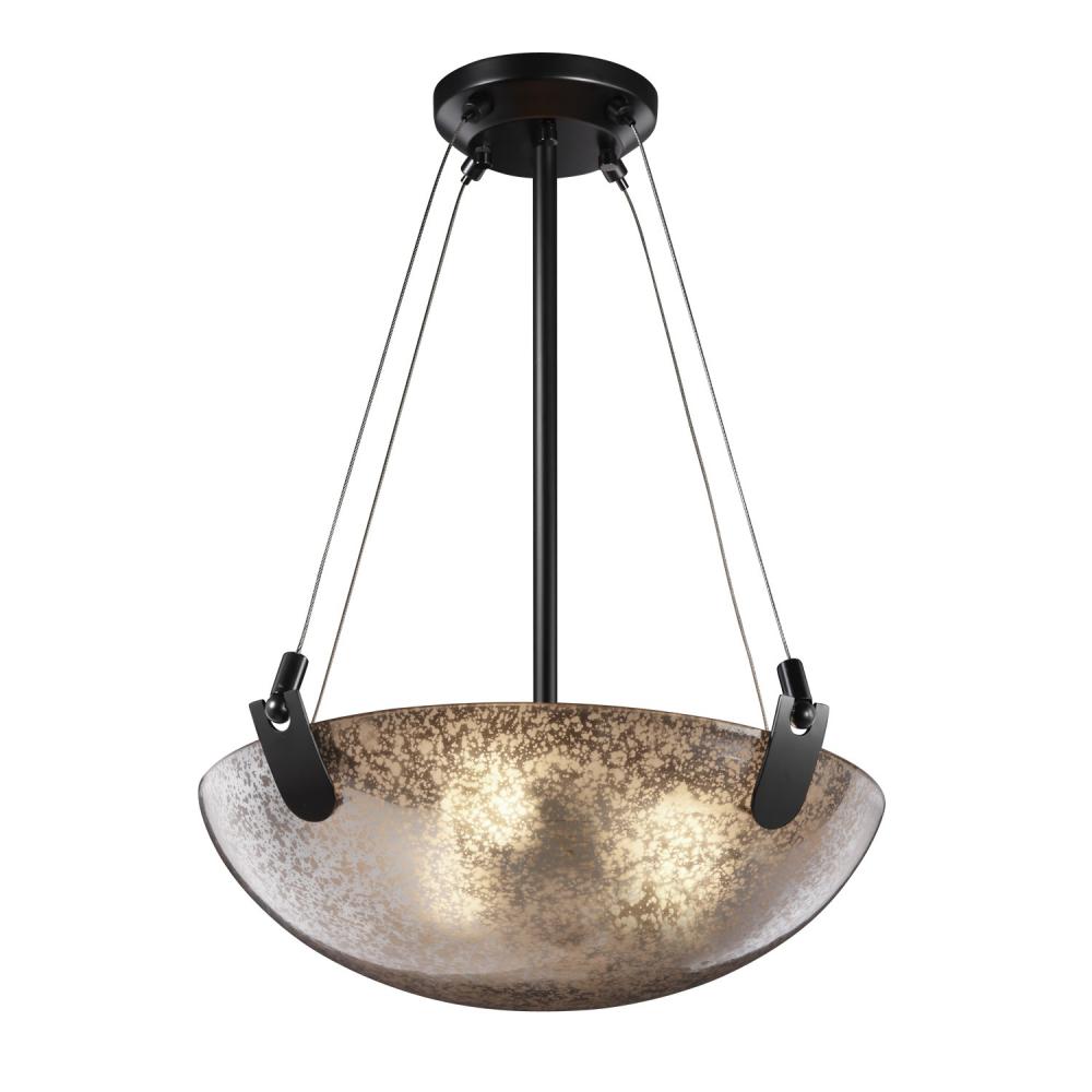 18&#34; Pendant Bowl w/ U-Clips