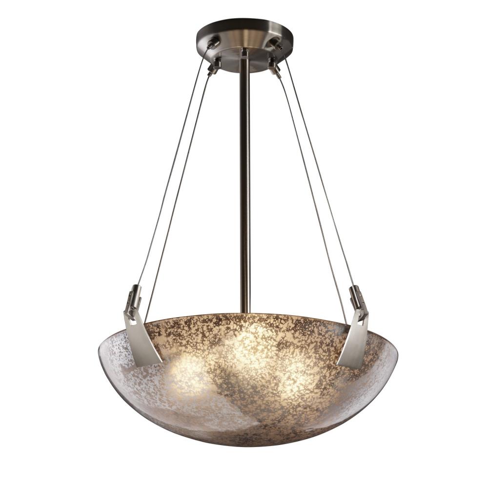 18&#34; Pendant Bowl w/ Tapered Clips
