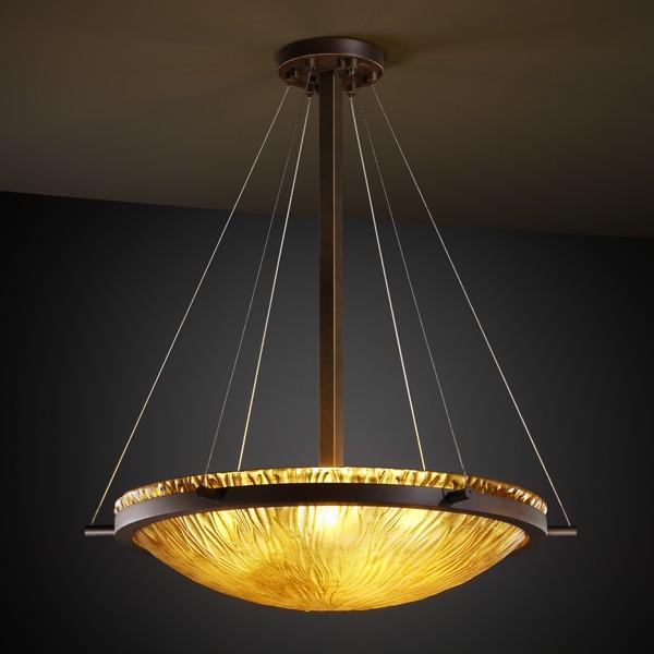 24&#34; Round Pendant Bowl w/ Ring