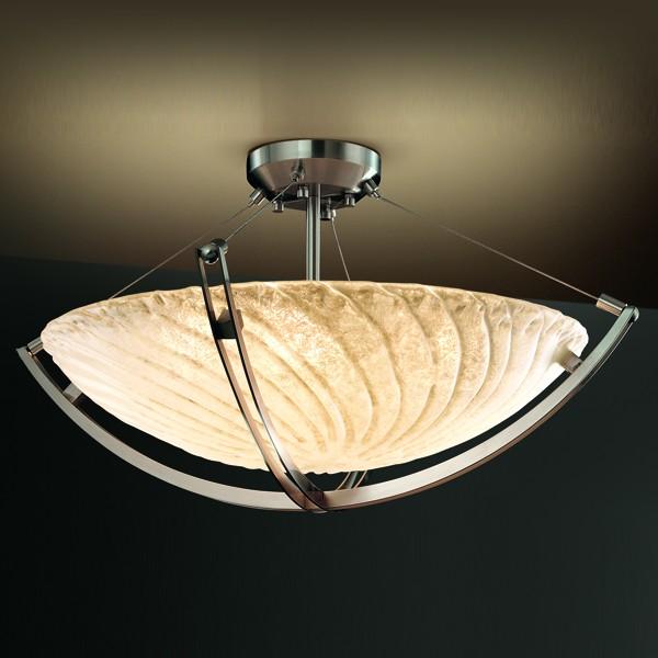 18&#34; Semi-Flush Bowl w/ Crossbar