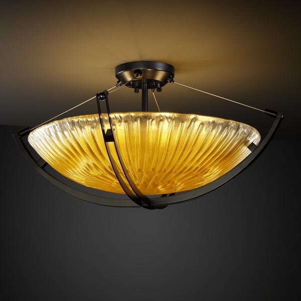 24&#34; Semi-Flush Bowl w/ Crossbar