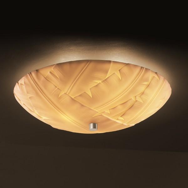 24&#34; Semi-Flush Bowl w/ Fluorescent Lamping