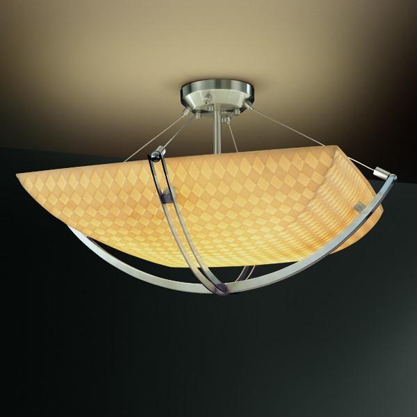 18&#34; Semi-Flush Bowl w/ Crossbar