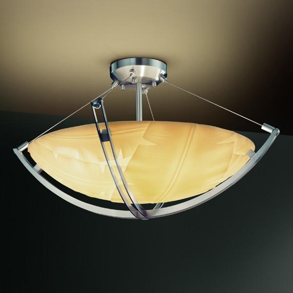 36&#34; Semi-Flush Bowl w/ Crossbar