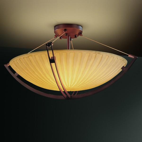48&#34; Semi-Flush Bowl w/ Crossbar