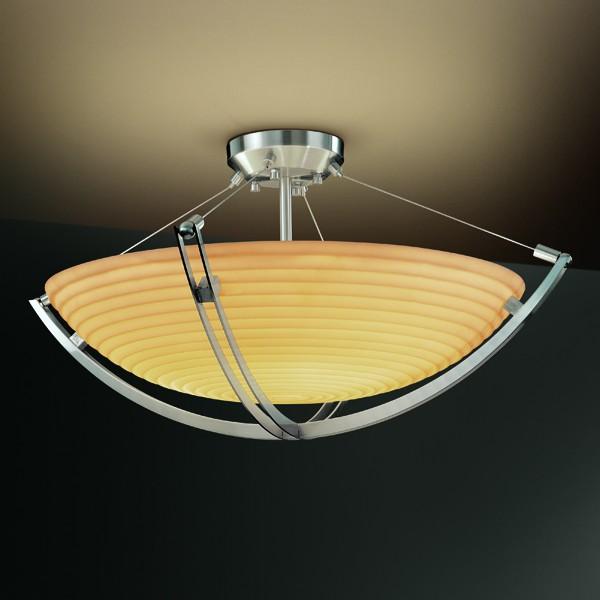 60&#34; Semi-Flush Bowl w/ Crossbar