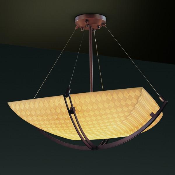 18&#34; Pendant Bowl w/ Crossbar