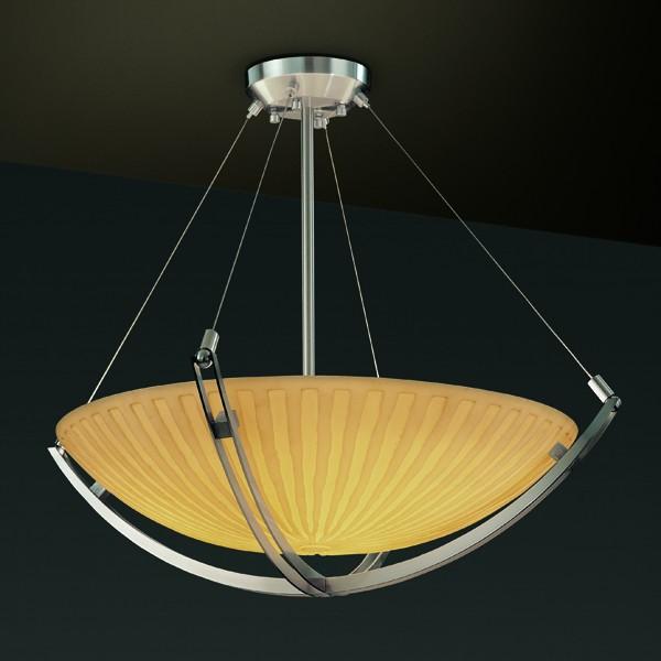 18&#34; Pendant Bowl w/ Crossbar