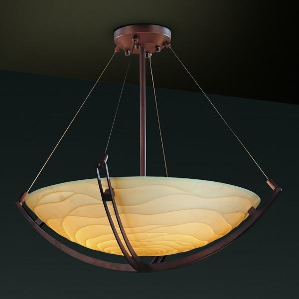 60&#34; Pendant Bowl w/ Crossbar