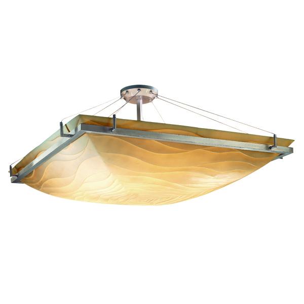 48&#34; Square Semi-Flush Bowl w/ Ring