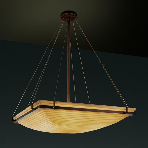 48&#34; Square Pendant Bowl w/ Ring