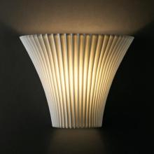 Justice Design Group POR-8811-WAVE-LED-1000 - Large Round Flared Wall Sconce