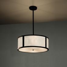 Justice Design Group CLD-9541-DBRZ - Tribeca 18" Drum Pendant