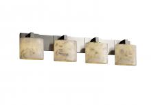 Justice Design Group ALR-8924-30-NCKL - Modular 4-Light Bath Bar