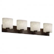 Justice Design Group CLD-8924-30-DBRZ - Modular 4-Light Bath Bar