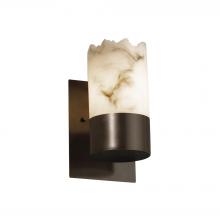 Justice Design Group FAL-8761-12-DBRZ - Dakota 1-Uplight Wall Sconce