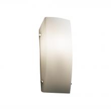 Justice Design Group FSN-5135-OPAL-CROM - ADA Rectangle Wall Sconce