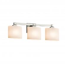 Justice Design Group FSN-8433-30-OPAL-NCKL - Regency 3-Light Bath Bar