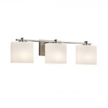 Justice Design Group FSN-8443-30-OPAL-NCKL - Era 3-Light Bath Bar