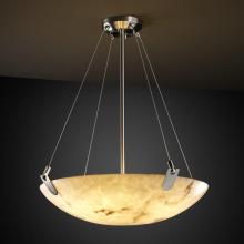 Justice Design Group FAL-9622-35-NCKL-LED-5000 - 24" Pendant Bowl w/ U-Clips