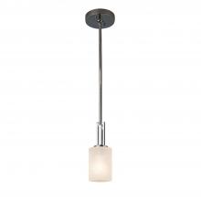 Justice Design Group FSN-8445-10-FRCR-CROM - Era 1-Light Mini-Pendant