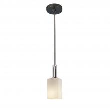 Justice Design Group FSN-8445-15-OPAL-CROM - Era 1-Light Mini-Pendant