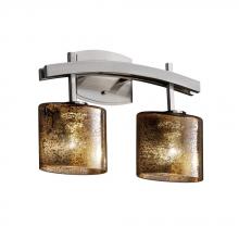 Justice Design Group FSN-8592-10-MROR-NCKL - Archway 2-Light Bath Bar