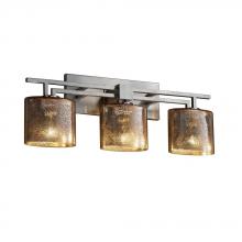 Justice Design Group FSN-8703-30-WEVE-NCKL - Aero 3-Light Bath Bar