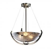 Justice Design Group FSN-9721-35-MROR-NCKL - 18" Pendant Bowl w/ Crossbar