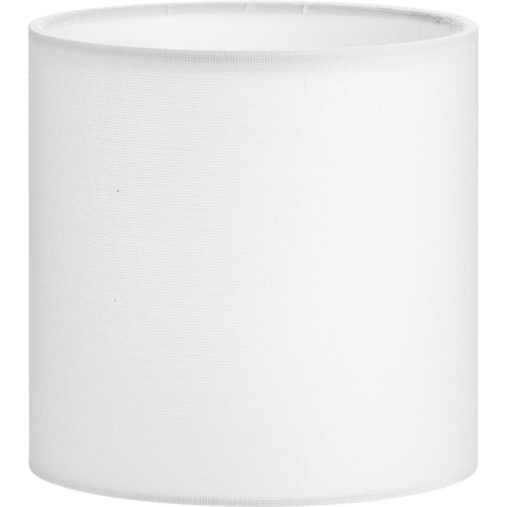 Elara Collection White Linen Accessory Drum Shade