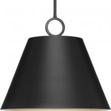 Progress P500368-31M - Parkhurst Collection Three-Light New Traditional Matte Black Metal Pendant Light