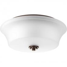 Progress P3633-20 - Cascadia Collection Two-Light 14" Flush Mount