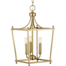 Progress P500213-109 - Parkhurst Collection Brushed Bronze Three-Light Foyer