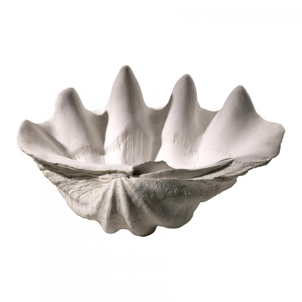 Clam Shell Bowl White