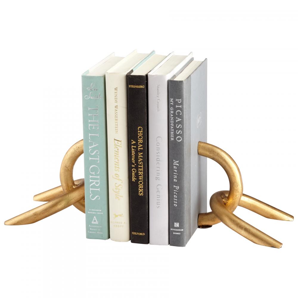 Goldie Locks Bookends - Gold - Medium