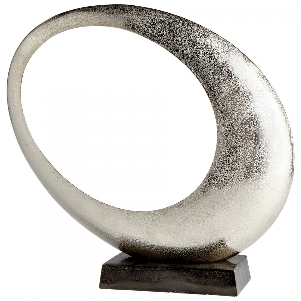 Clearly Through Sculpture Raw Nickel - Small