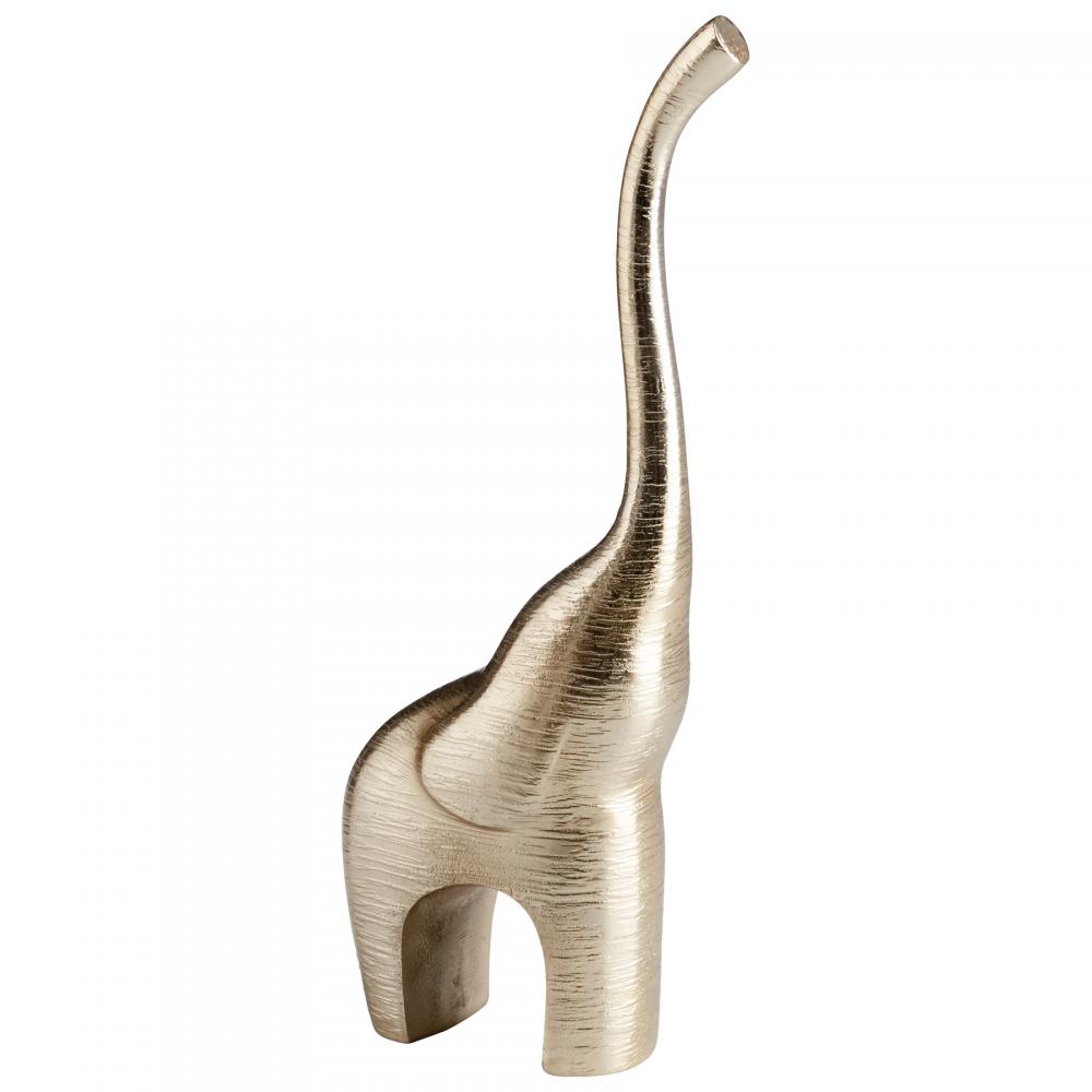 Trumpeter Sculpture Textured Champagne - Small