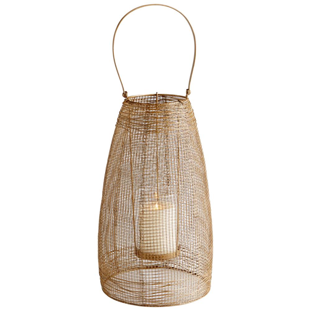 Gauze Candleholder Gold