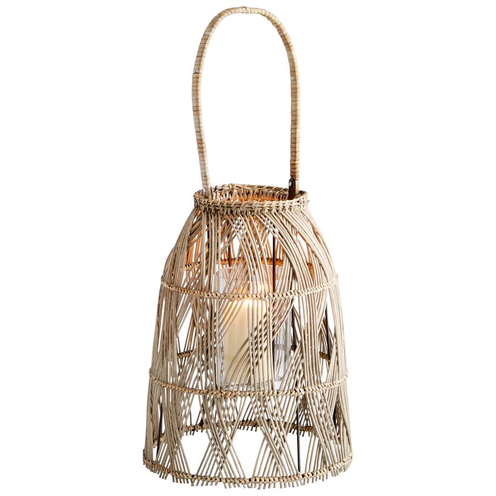 Clydesdale Candleholder Rattan - Small